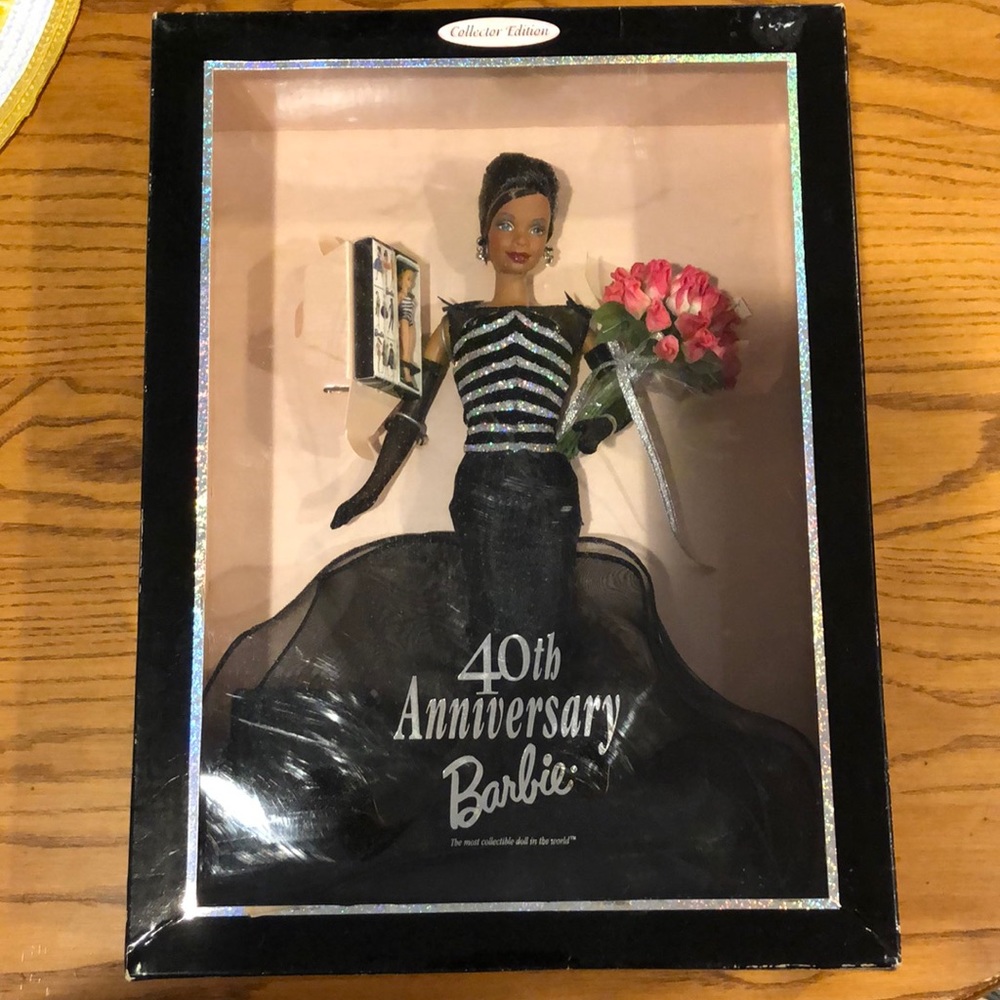 Vintage 1999 40th anniversary Barbie in box.
